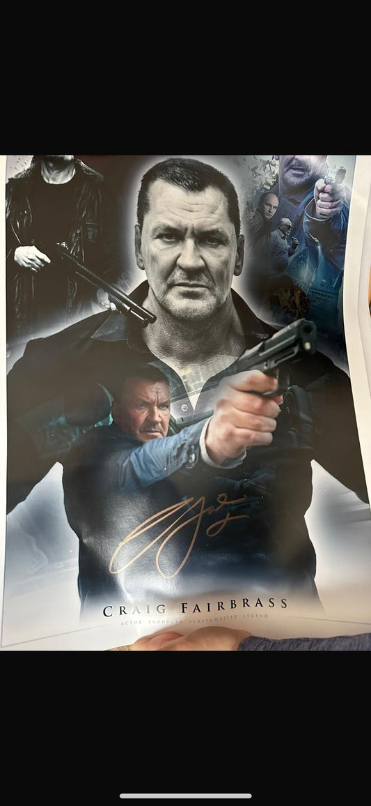 Hand signed Craig Fairbrass A2