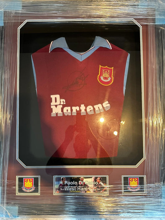 Paulo Di Canio hand signed jersey