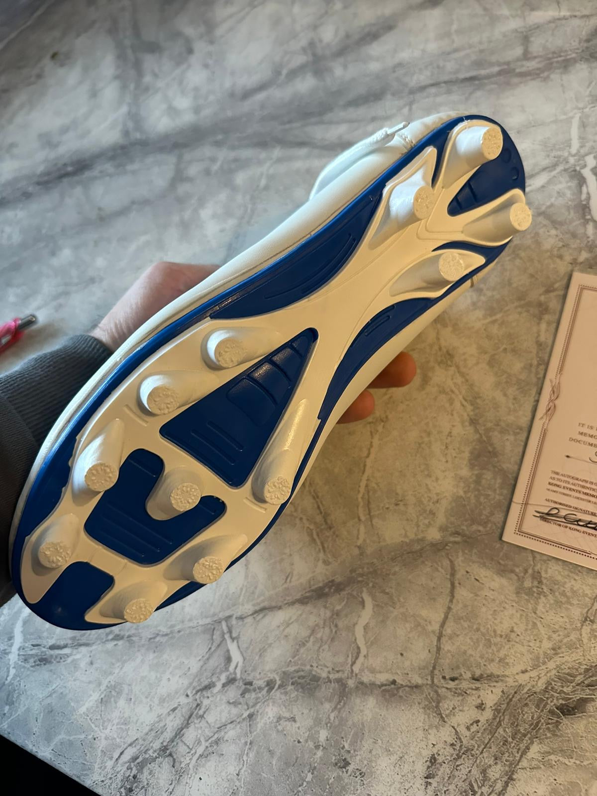 Rangers boot signed by Steven Gerrard